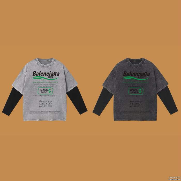 balenciaga長袖Tシャツ大人感漂う秋冬新作美し過ぎるコピー 商品 販売_0_2