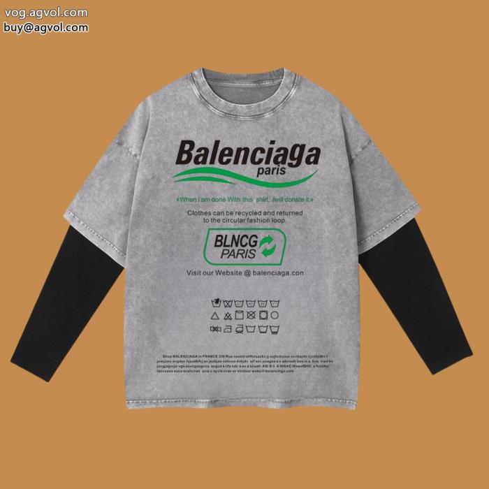 balenciaga長袖Tシャツ大人感漂う秋冬新作美し過ぎるコピー 商品 販売_0_3