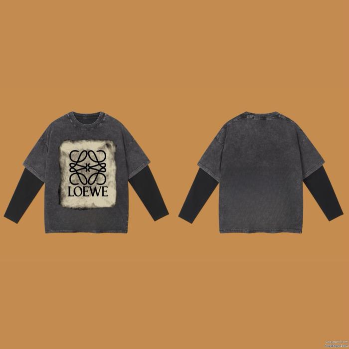 期待値も高いアイテム大人着用可LOEWE長袖Tシャツスーパー コピー 安心 _0_3