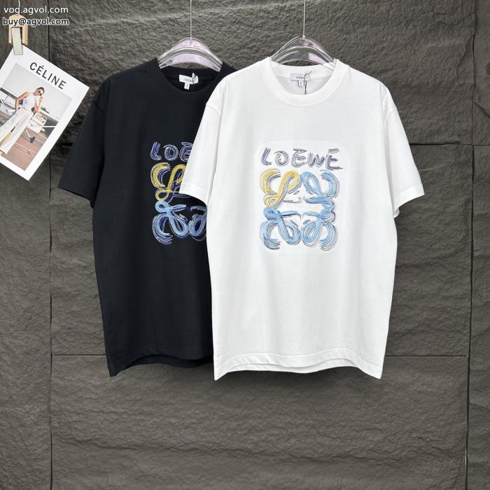 激安 通販 ブランドLOEWE新作大人気2025年秋冬新作モデル半袖Tシャツ_0_0