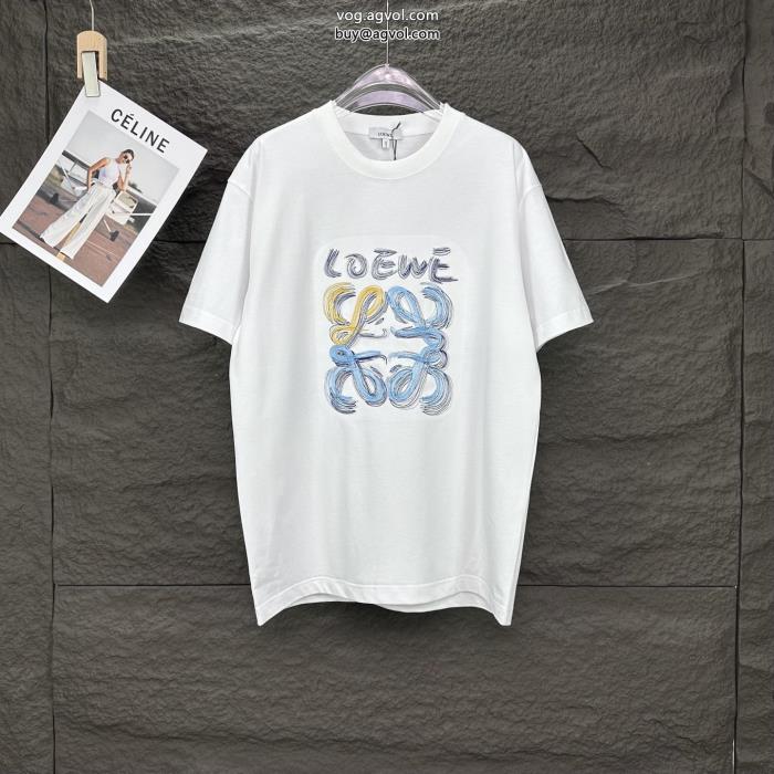 激安 通販 ブランドLOEWE新作大人気2025年秋冬新作モデル半袖Tシャツ_0_2