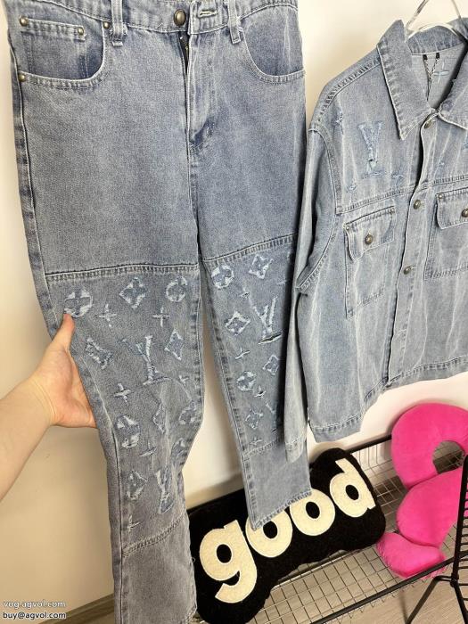LOUIS VUITTON23SS 異素材きちんと感が抜群ジーンズブランド スーパー コピー 通販_0_2