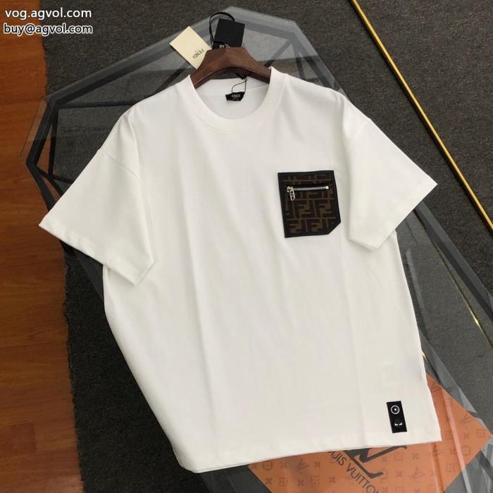 完売必須期間限定セール偽物 ブランドFENDI半袖Tシャツ_0_3