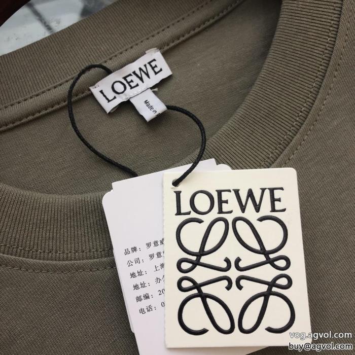 SS23完売必至秋冬爽やかな新作が流行りLOEWEブランド コピー ショップ半袖Tシャツ_0_3