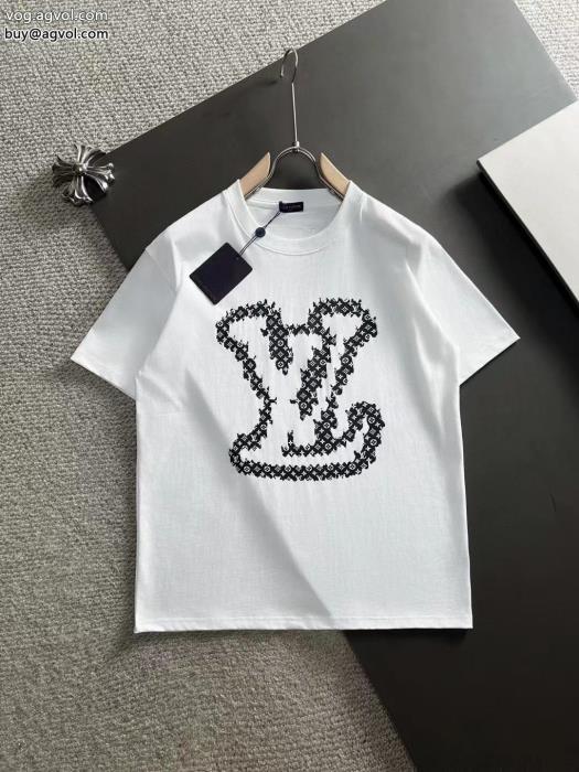 ブランド コピー 激安半袖TシャツLOUIS VUITTONセレブや芸能人からも愛用SS23完売必至_0_0