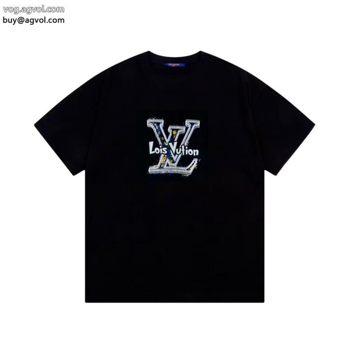 激安 通販 ブランドルイ ヴィトン半袖TシャツSS23完売必至風合いが魅力_0_3