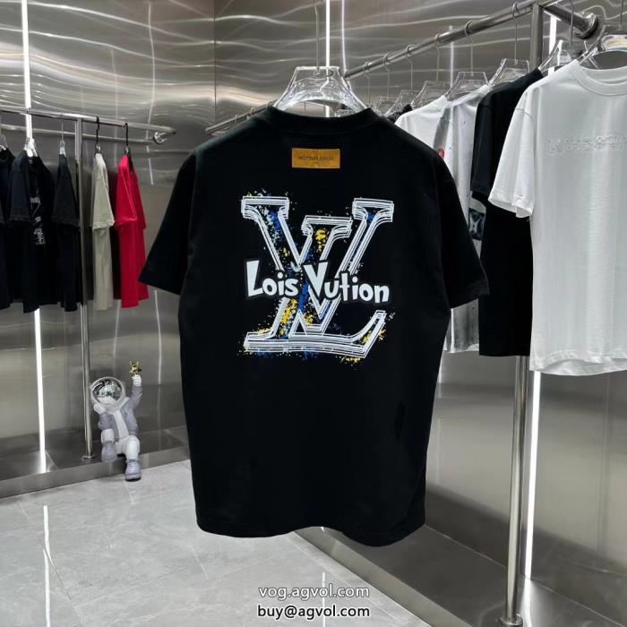 激安 通販 ブランドルイ ヴィトン半袖TシャツSS23完売必至風合いが魅力_0_4