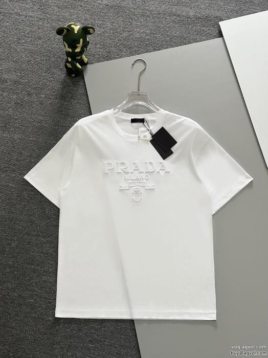 お洒落スタイル超必須アイテム半袖TシャツPRADAコピー 商品 通販_0_3