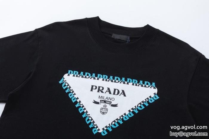 PRADA完売目前完璧なシルエットブランド 品 激安 通販半袖Tシャツ_0_0