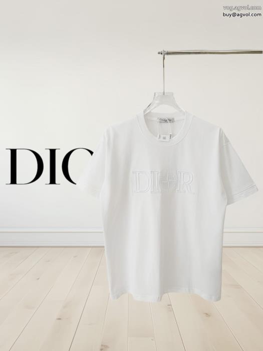 DIOR新鮮ながら上品最速！ブーム当確の2025秋冬トレンド偽 ブランド半袖Tシャツ_0_3