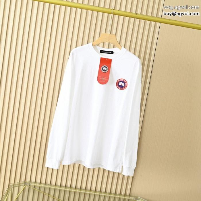 今年のトレンドカラー完売続出長袖TシャツCanada Gooseコピー 通販_0_0