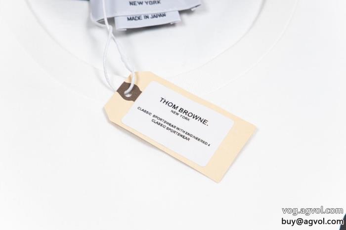 特価セール期間限定VIPセールコピー 通販THOM BROWNE半袖Tシャツ_0_0