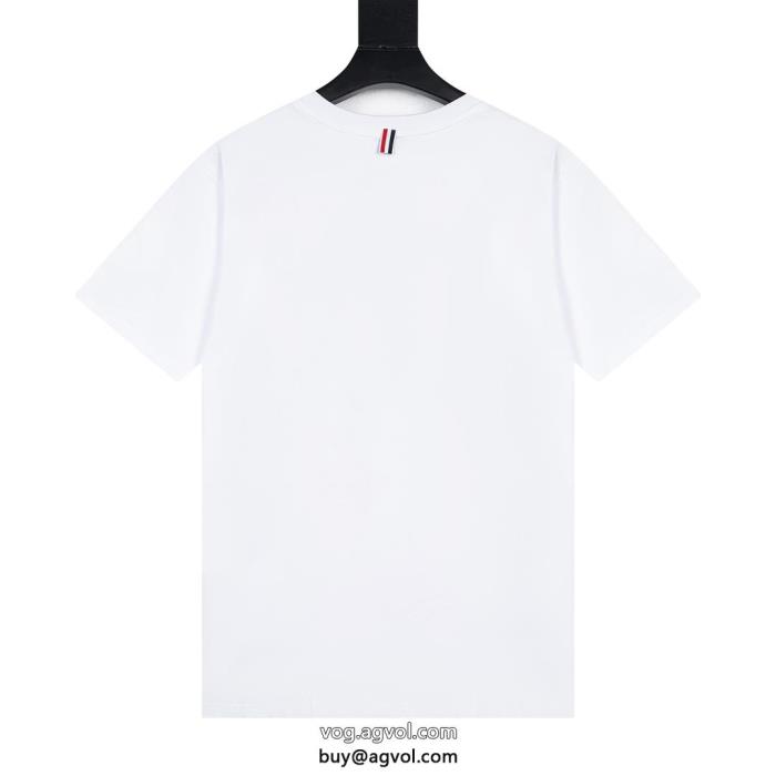 特価セール期間限定VIPセールコピー 通販THOM BROWNE半袖Tシャツ_0_2
