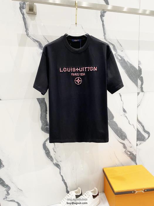 人気話題洗練された印象LOUIS VUITTON半袖Tシャツブランド コピー s 級_0_0