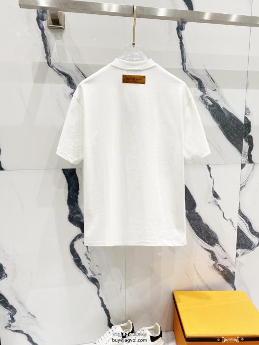 人気話題洗練された印象LOUIS VUITTON半袖Tシャツブランド コピー s 級_0_3