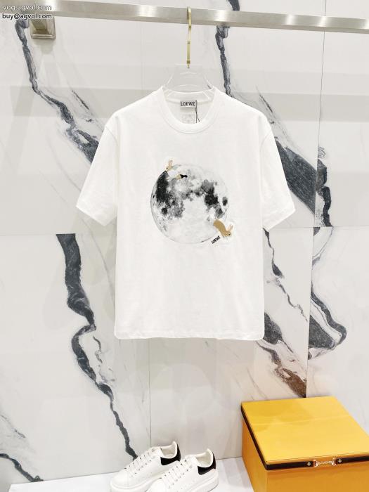 ブランド コピー 激安LOEWE冬のいいのアイテム人気話題半袖Tシャツ_0_3