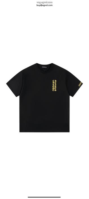 ブランド コピー  CHROME HEARTS冬らしい品格が漂う激レア半袖Tシャツ_0_0