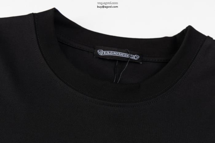 ブランド コピー  CHROME HEARTS冬らしい品格が漂う激レア半袖Tシャツ_0_3