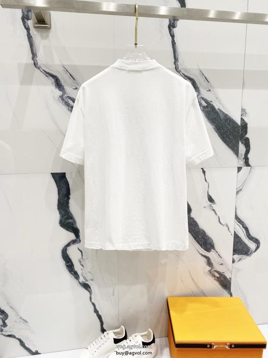 半袖Tシャツ愛用ブランド高品質素材スーパー コピー  PRADA_0_4