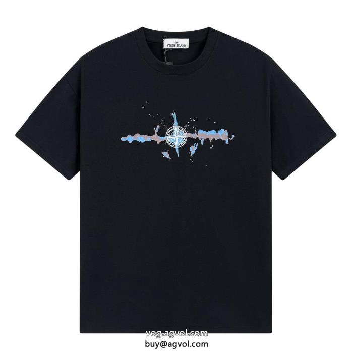 ファッションの最先端！大人の色味Stone Island半袖Tシャツコピー 通販_0_1