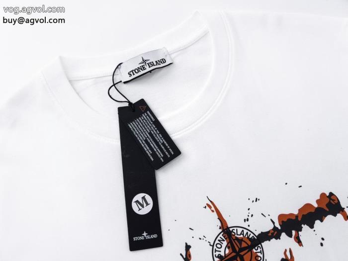 ファッションの最先端！大人の色味Stone Island半袖Tシャツコピー 通販_0_2