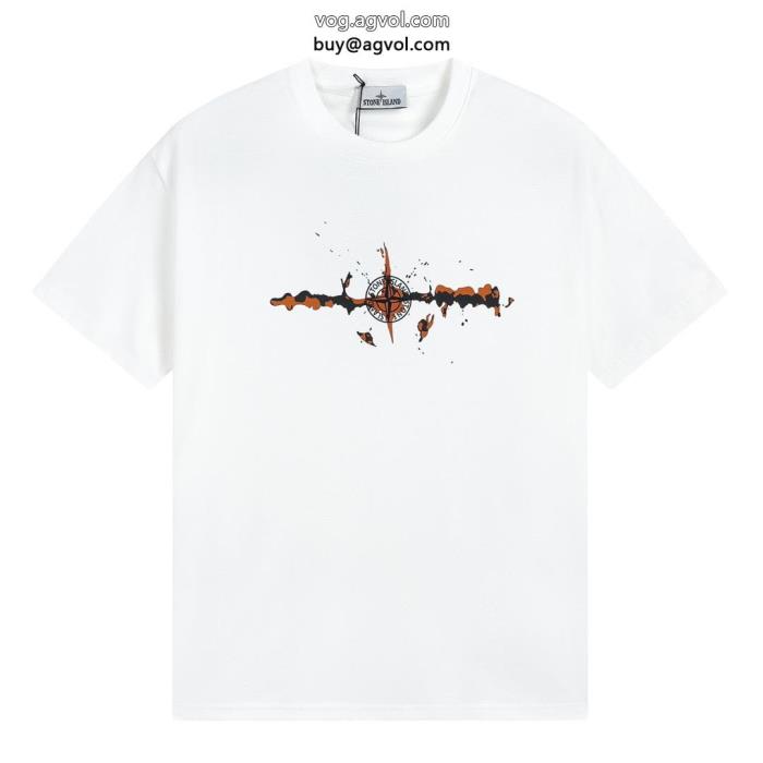 ファッションの最先端！大人の色味Stone Island半袖Tシャツコピー 通販_0_3