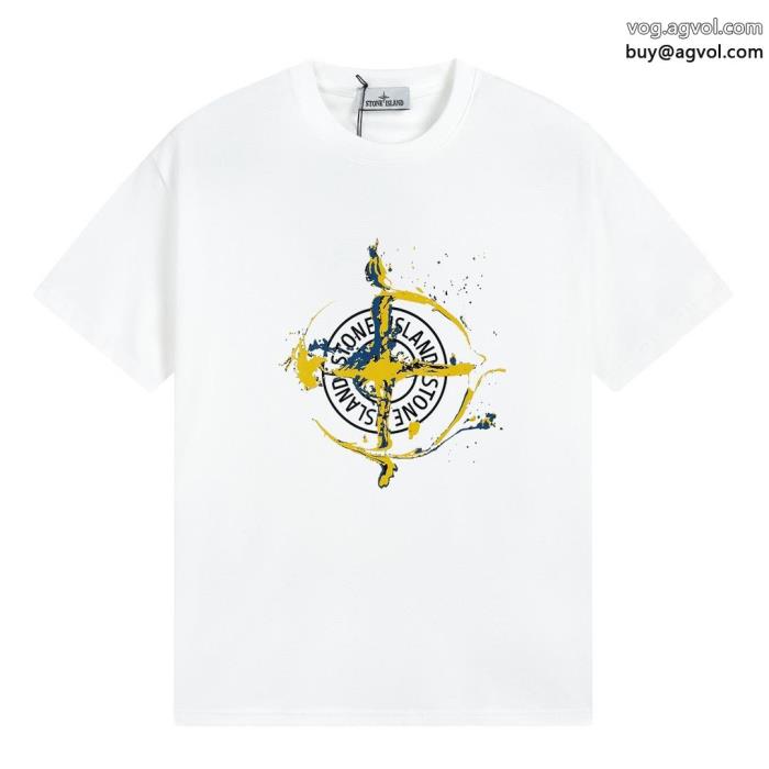 半袖Tシャツブランド 品 コピーストーンアイランド23SS 異素材最終セール_0_0