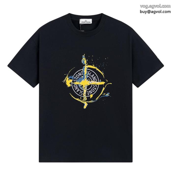 半袖Tシャツブランド 品 コピーストーンアイランド23SS 異素材最終セール_0_2
