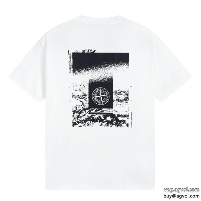 ブランド 通販完売目前2025新作先取り　日本未入荷半袖TシャツStone Island_0_4
