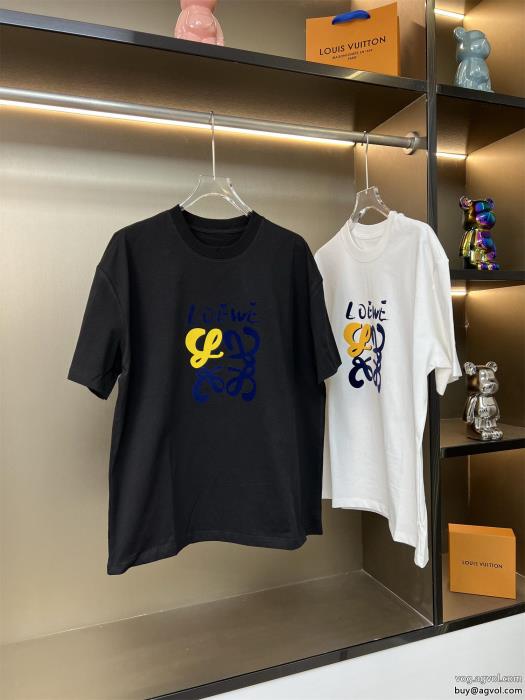 ブランド コピー 優良半袖Tシャツ人気セール100%新品清涼感あるカジュアルLOEWE_0_3