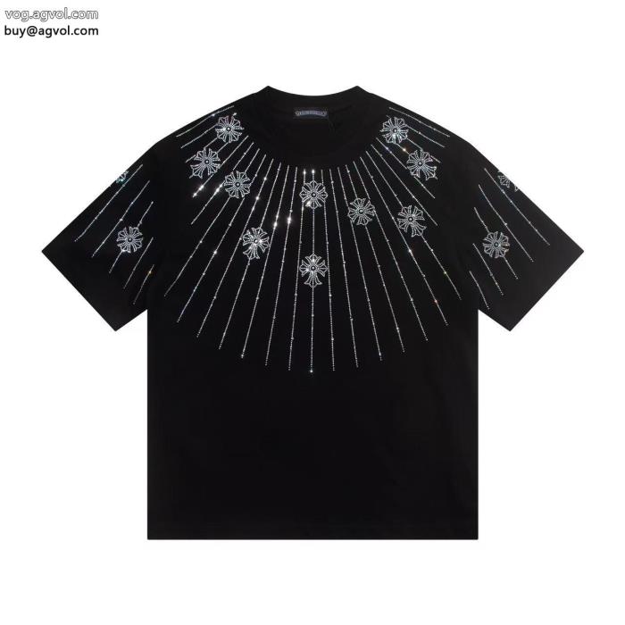 半袖TシャツCHROME HEARTSトレンドを追求した新作完売目前ブランド 偽物 通販_0_1