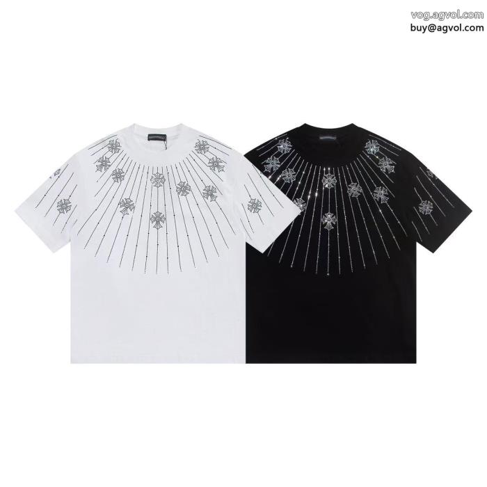 半袖TシャツCHROME HEARTSトレンドを追求した新作完売目前ブランド 偽物 通販_0_2