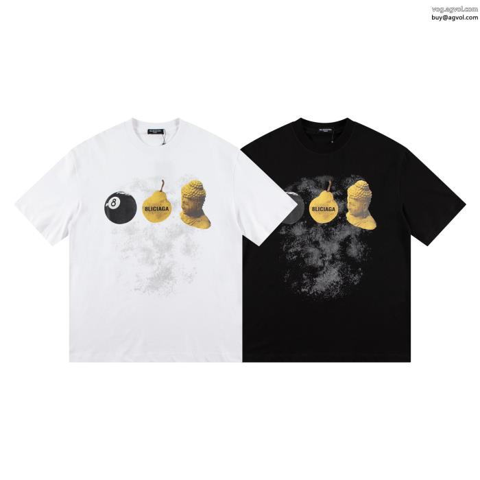 半袖Tシャツbalenciaga限定版プリント最安値ブランド コピー 専門_0_1
