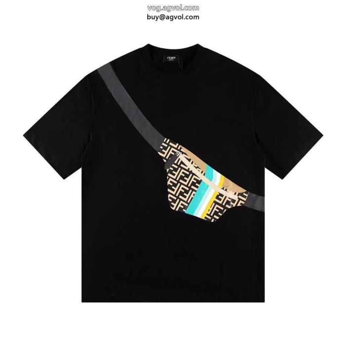 半袖Tシャツ可愛い新モデル魅力的なポイントFENDIコピー 商品 通販_0_4