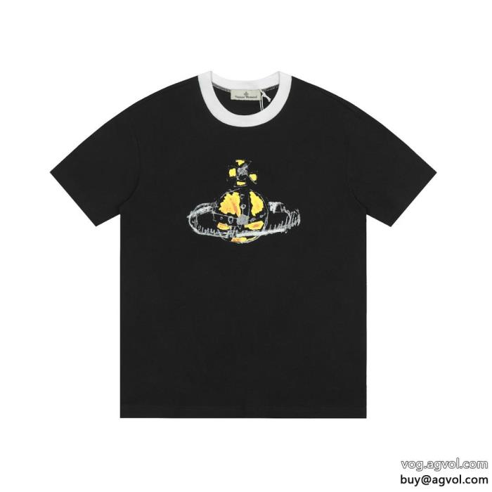 新作在庫希少セール早いもの勝ちブランド 偽物 激安VIVIENNE WESTWOOD半袖Tシャツ_0_0