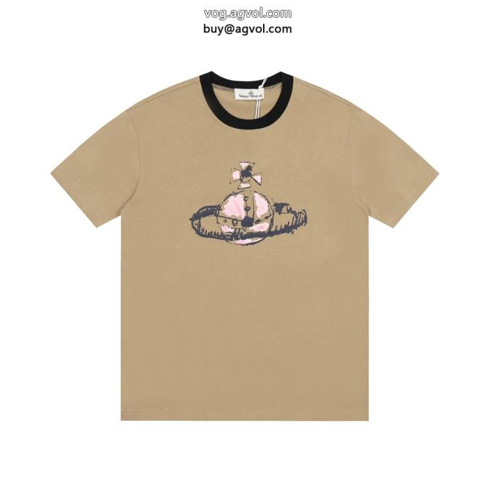 新作在庫希少セール早いもの勝ちブランド 偽物 激安VIVIENNE WESTWOOD半袖Tシャツ_0_2