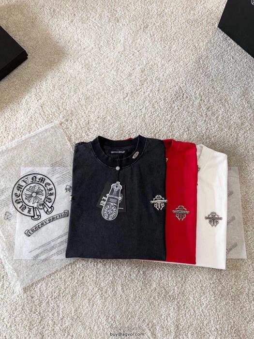 スーパー コピー 品スタイルを綺麗に決算在庫処分クロムハーツ半袖Tシャツ_0_5