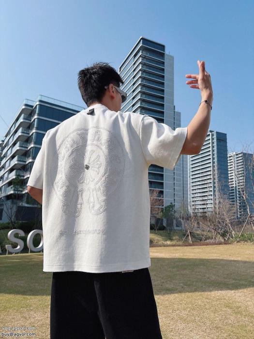 半袖TシャツCHROME HEARTSスーパー コピー 通販 優良抜け感のある夏着物爆発的人気_0_4
