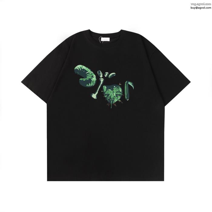 ブランド スーパー コピー 舗すごく稀少カラー華やかな印象DIOR半袖Tシャツ_0_1