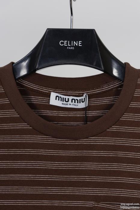 スーパー ブランド コピー232025数量限定MIUMIU半袖Tシャツ_1_1