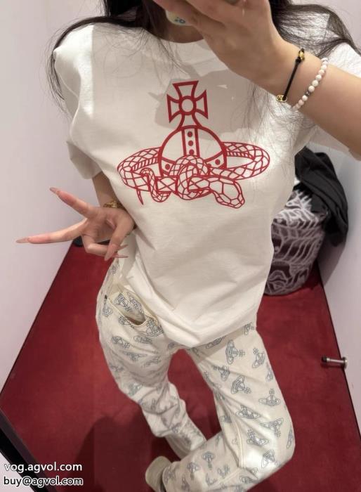 ブランド 偽物 通販VIVIENNE WESTWOOD販路限定モデル気になるアイテム人気半袖Tシャツ_0_2