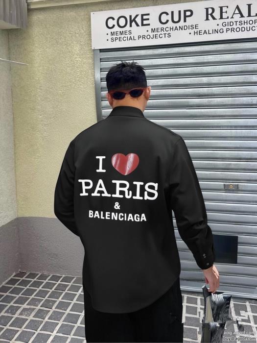 ブランド 品 コピーbalenciaga23SS海外直営新作オシャレ長袖シャツ_0_2