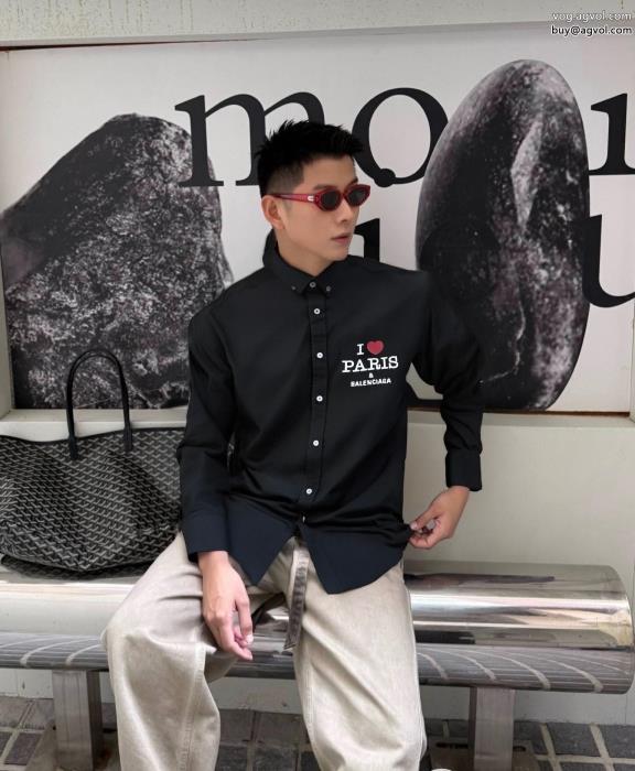 ブランド 品 コピーbalenciaga23SS海外直営新作オシャレ長袖シャツ_0_3