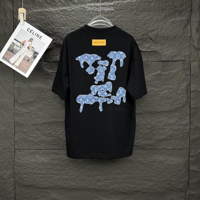 偽 ブランド 通販半袖Tシャツ通気性と吸汗性に優れ旬の気分を絶妙にルイ ヴィトン_0_0