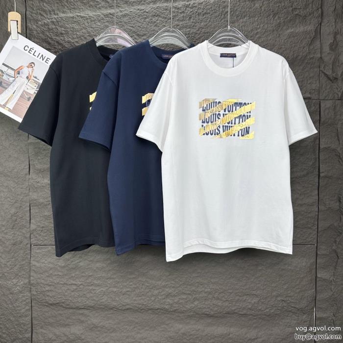 偽 ブランド 国内希少！大人気新作限定　人気沸騰中LOUIS VUITTON半袖Tシャツ_0_2
