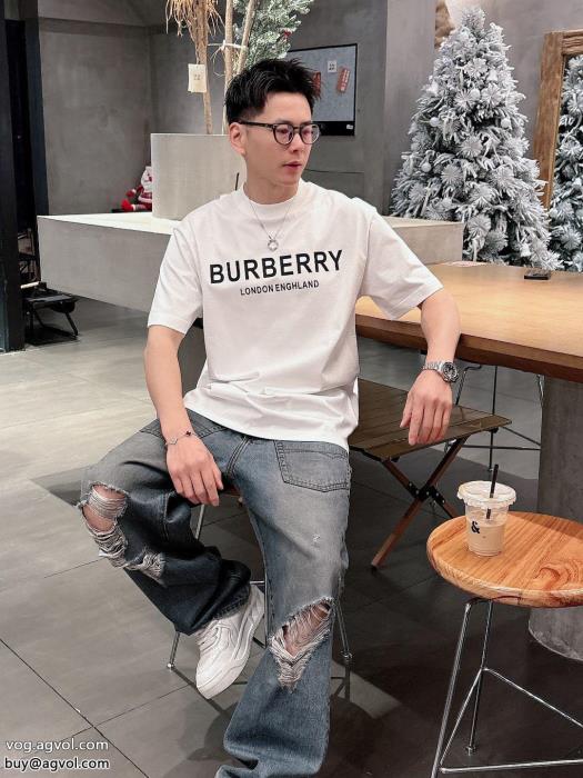 半袖Tシャツ激安 ブランド素敵な夏の定番アイテム完売間近BURBERRY_0_4