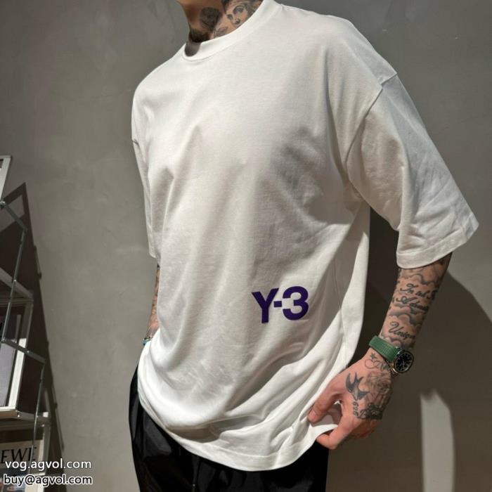 Y-3個性的なデザインモード感の高い半袖Tシャツブランド コピー 販売 _0_1