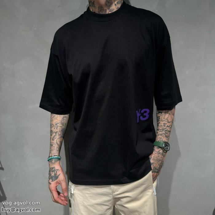 Y-3個性的なデザインモード感の高い半袖Tシャツブランド コピー 販売 _0_3