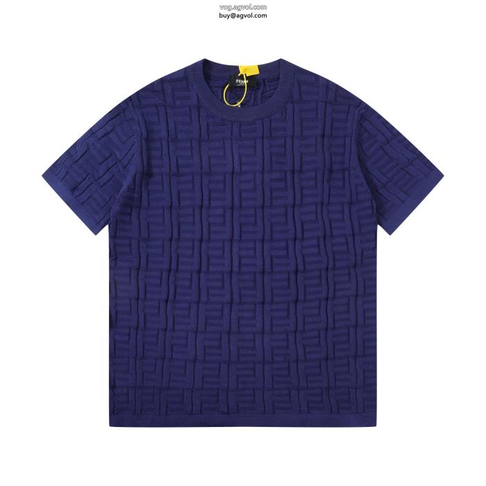 ブランド 偽物 激安 通販フェンディ半袖Tシャツお洒落上級者著名人の着用_0_2