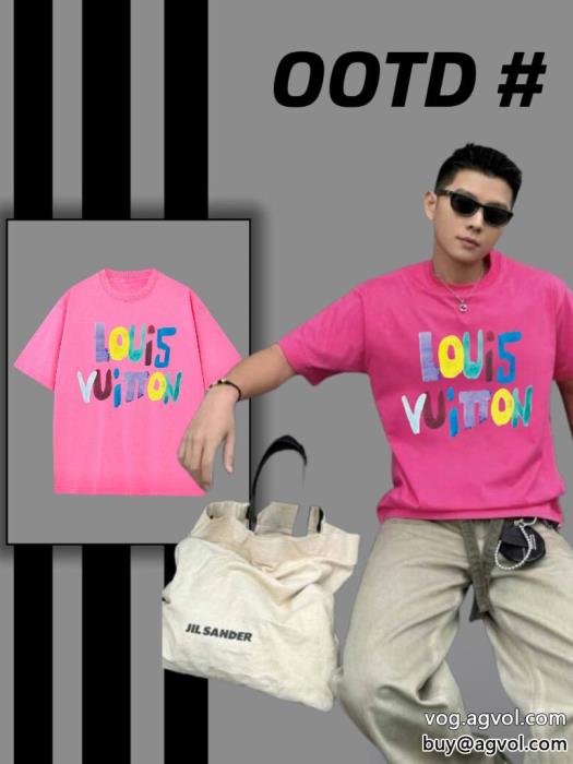 即完売カジュアルの定番ルイ ヴィトンブランド コピー  半袖Tシャツ_0_4